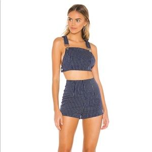 Striped Short Set